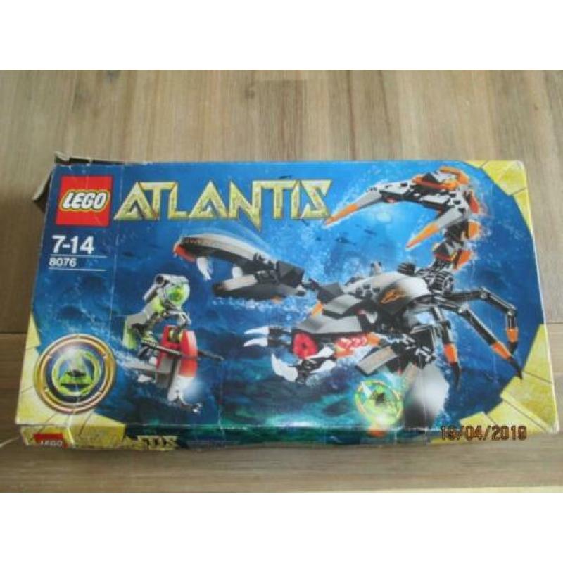 Te koop : Lego Atlantis diepzeestekel (schorpioen) nr : 8076