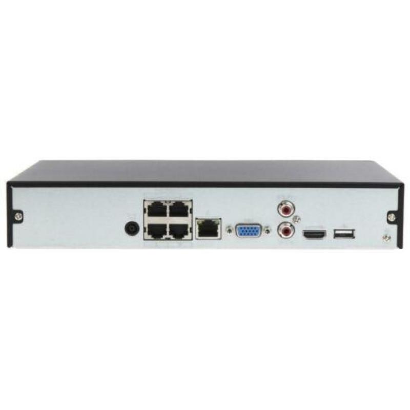 4MP Dahua Starlight IP POE camera set/NVR+4x cameras (140dB)