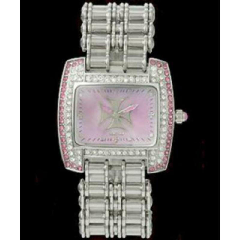 Limited Edition HCW Maltese horloge, rose en blauw