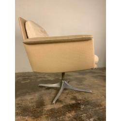 Cor vintage design fauteuils retro lounge stoel met ottoman