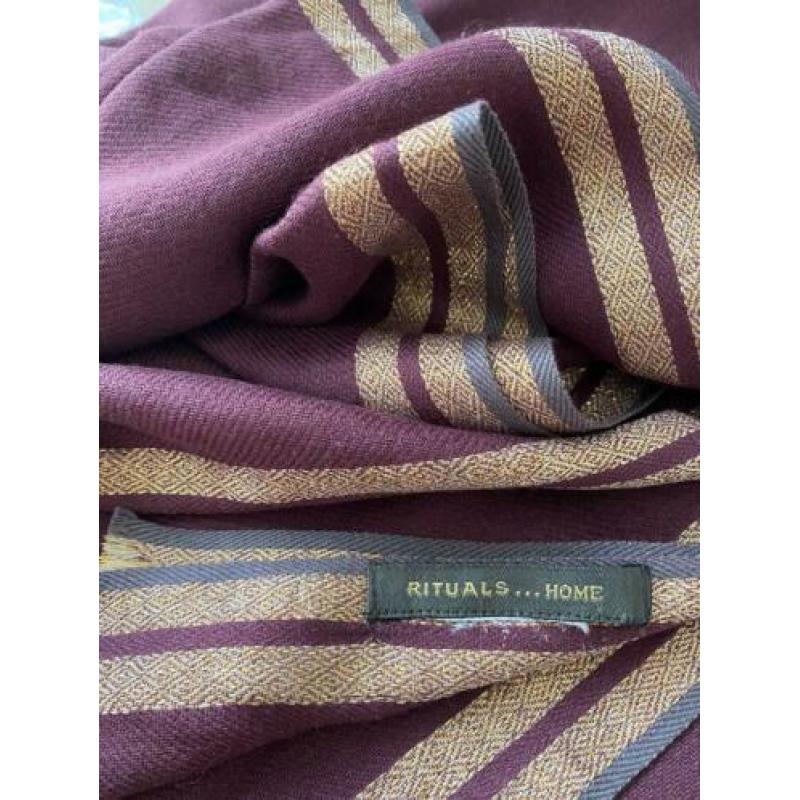 Rituals home wear sjaal aubergine