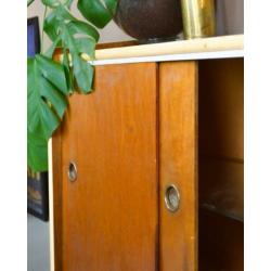 Vintage teak houten kastje