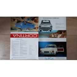 Autofolder Ford Consul Cortina voorjaar 1964