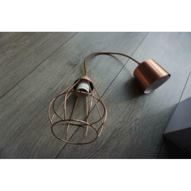 hanglamp oranje goud Ikea Slattbo