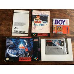 Terranigma voor SNES helemaal compleet - in Topstaat