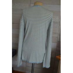 blauw wit gestreepte trui van polimpier in maat xl - x84