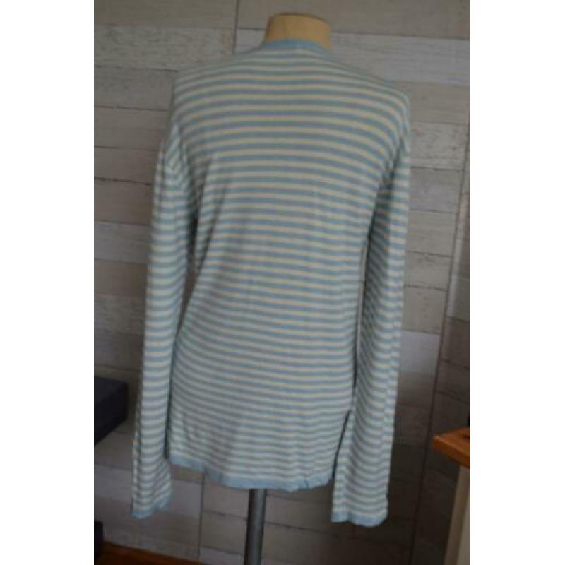 blauw wit gestreepte trui van polimpier in maat xl - x84