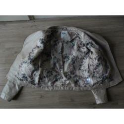 Mooie stoere 'leren' bikerjas The Sting maat M