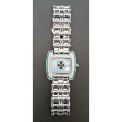 Limited Edition HCW Maltese horloge, rose en blauw
