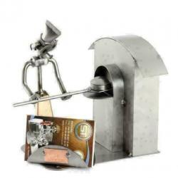 Bakker - steelman, beeldje, bakken, oven, bakkerij, cadeau