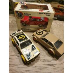 2x opel kadett c coupe 1/24 burago 1x Russisch