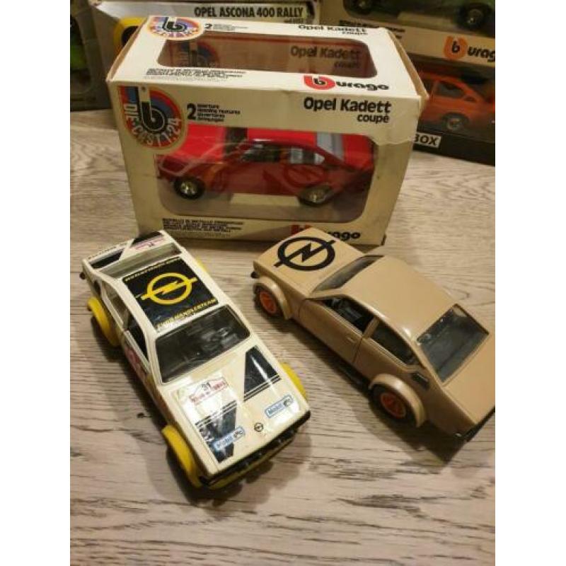 2x opel kadett c coupe 1/24 burago 1x Russisch
