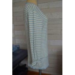 blauw wit gestreepte trui van polimpier in maat xl - x84