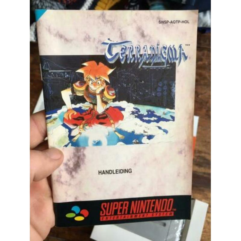 Terranigma voor SNES helemaal compleet - in Topstaat