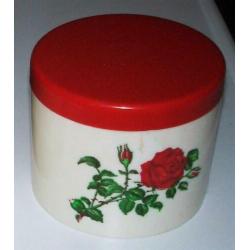 Drie VINTAGE voorraad busjes kunststof