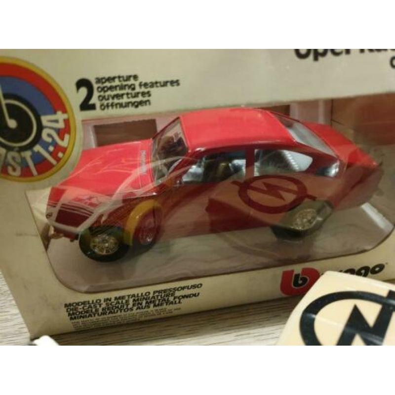 2x opel kadett c coupe 1/24 burago 1x Russisch