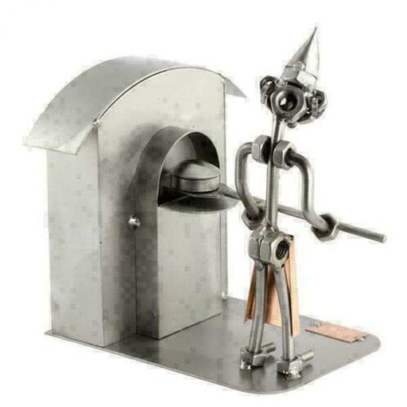 Bakker - steelman, beeldje, bakken, oven, bakkerij, cadeau