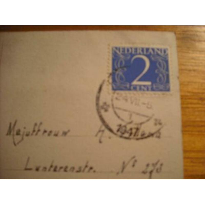 2 Oude Ansichtkaarten uit 1947,(adv.no.166)