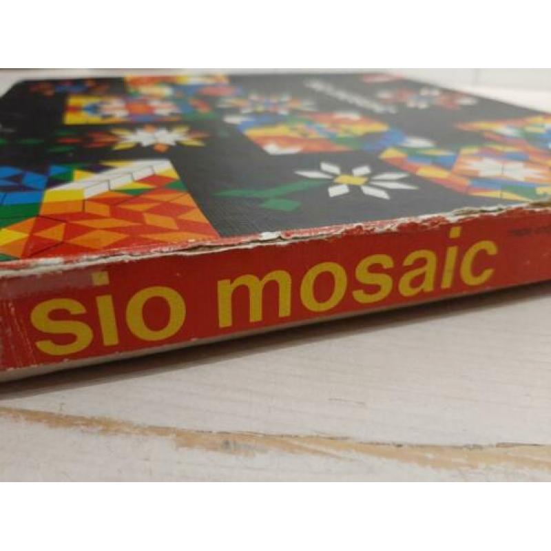 Vintage houten SIO Mosaic nummer 1020 met extra stukjes