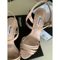 DUNE 'nude' sandaal met 8cm hak maat 38 (5)