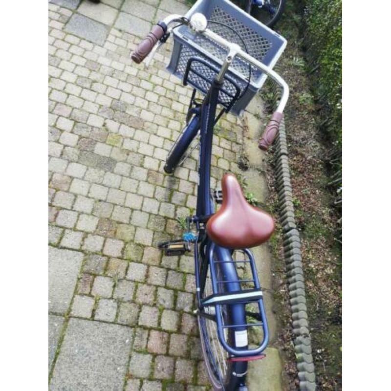 Mooie Vogue transporter fiets met krat