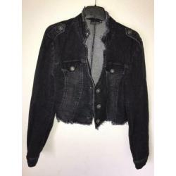 Zwarte spijker vest