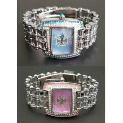 Limited Edition HCW Maltese horloge, rose en blauw