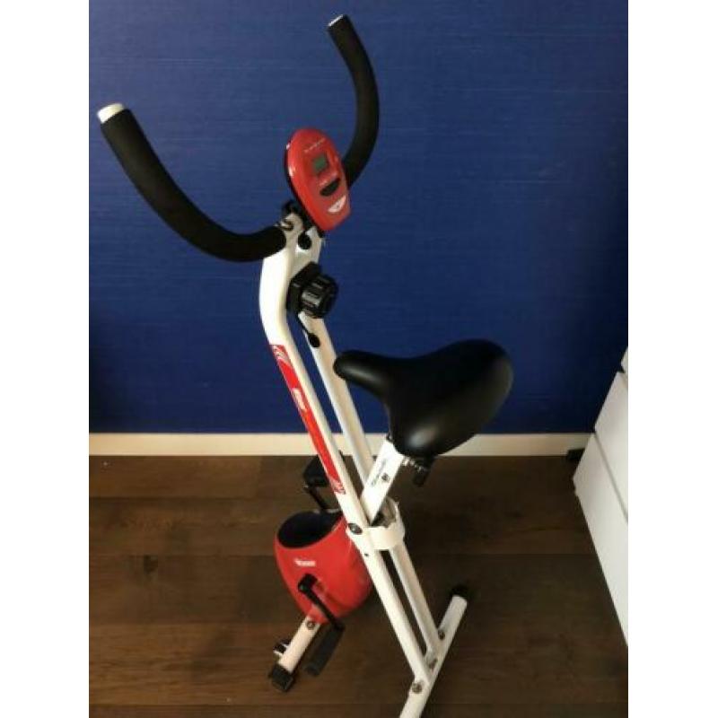 Opvouwbare cardio fitness fiets apparaat / hometrainer