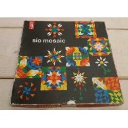Vintage houten SIO Mosaic nummer 1020 met extra stukjes
