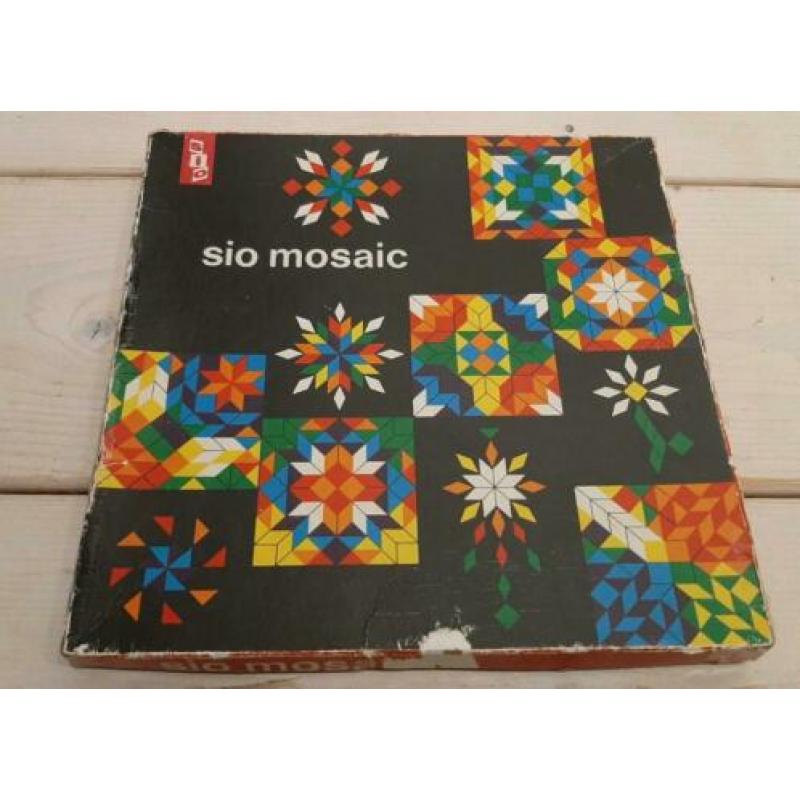 Vintage houten SIO Mosaic nummer 1020 met extra stukjes