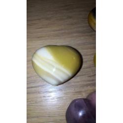Mookaite hartje bol 30 mm 6 stuks 1 gratis