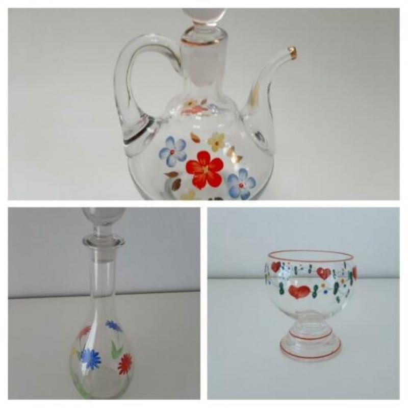 Vintage ??en hedendaags?? glaswerk