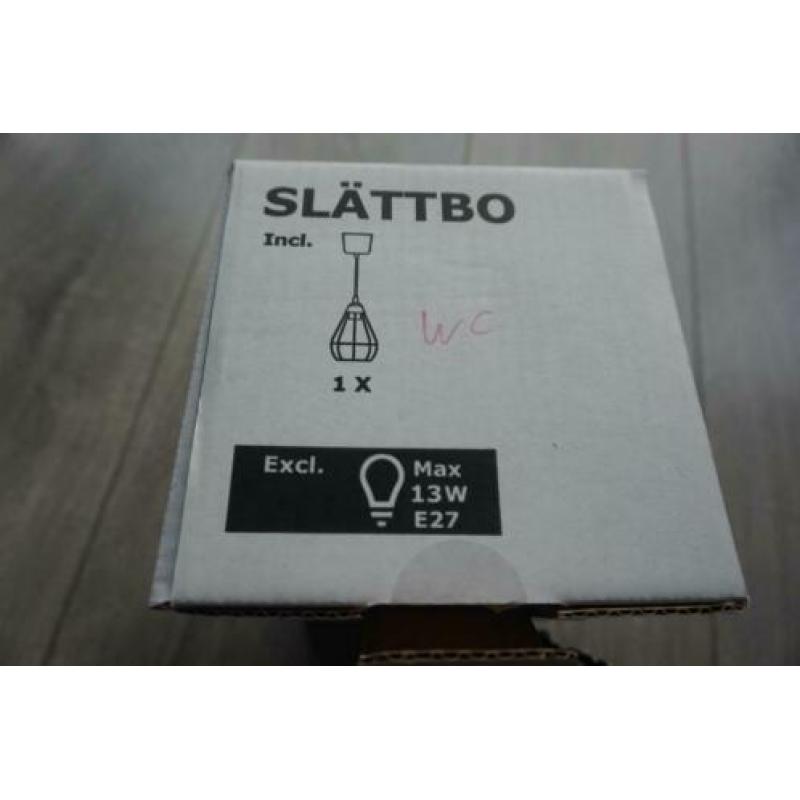 hanglamp oranje goud Ikea Slattbo