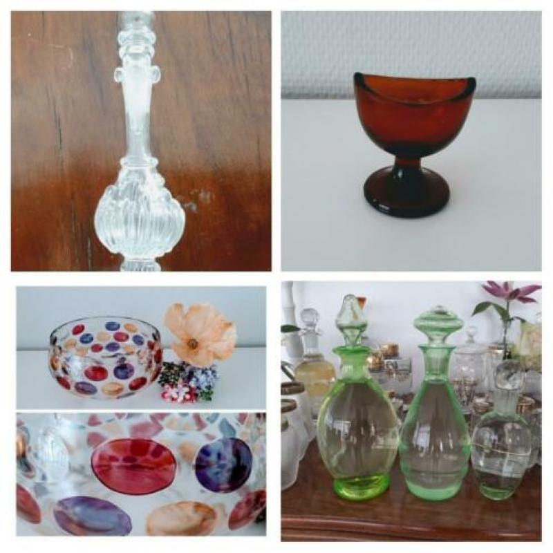 Vintage ??en hedendaags?? glaswerk