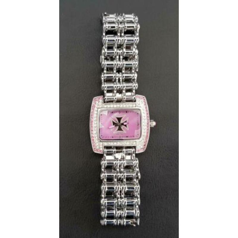 Limited Edition HCW Maltese horloge, rose en blauw