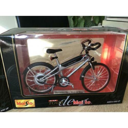 Tour de Maisto, die cast metal bicycle,Mercedes Bench, Cann
