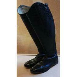 Luxe leren laarzen croco maat 41