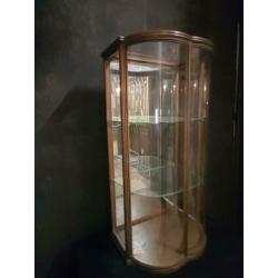 Vitrine winkelkast met bolle ruiten/winkelkast/kast/kasten