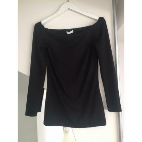 Supertrash off-shoulder zwarte top maat S