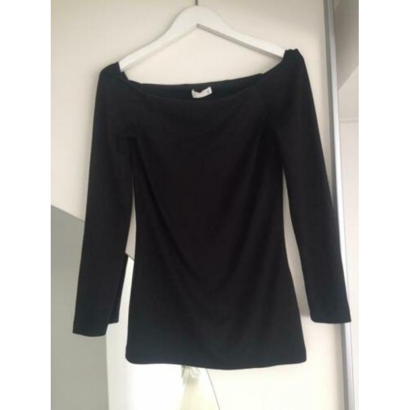 Supertrash off-shoulder zwarte top maat S
