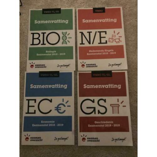 Samenvatting N/E BIO EC en GS VMBO TL Examen
