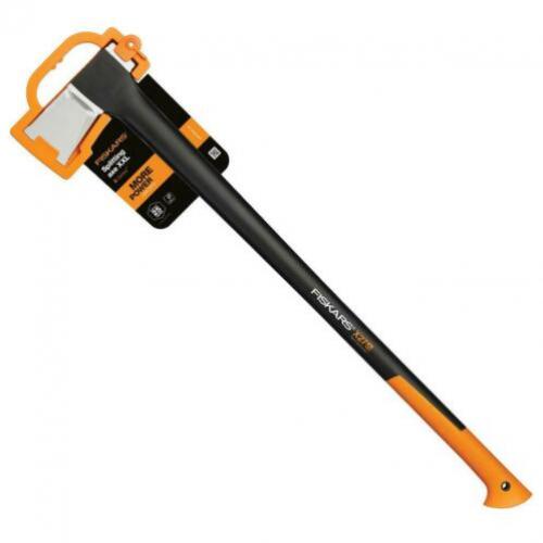 Fiskars x27 kloofbijl, kettingzaag , haardhout, voor €61.95