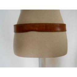 gebruikte leren riem maat 38 merk 1673 lengte 110 cm X 4