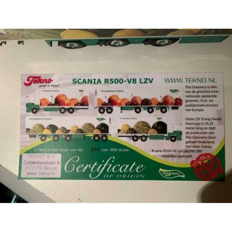 The Greenery Modelvrachtwagens merk Tekno