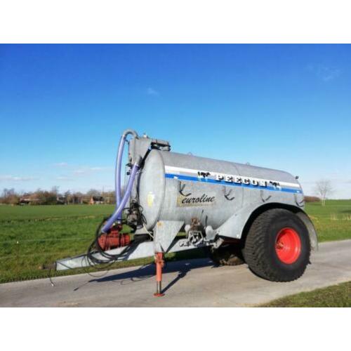 Peecon 11500L mesttank watertank giertank met hefinrichting