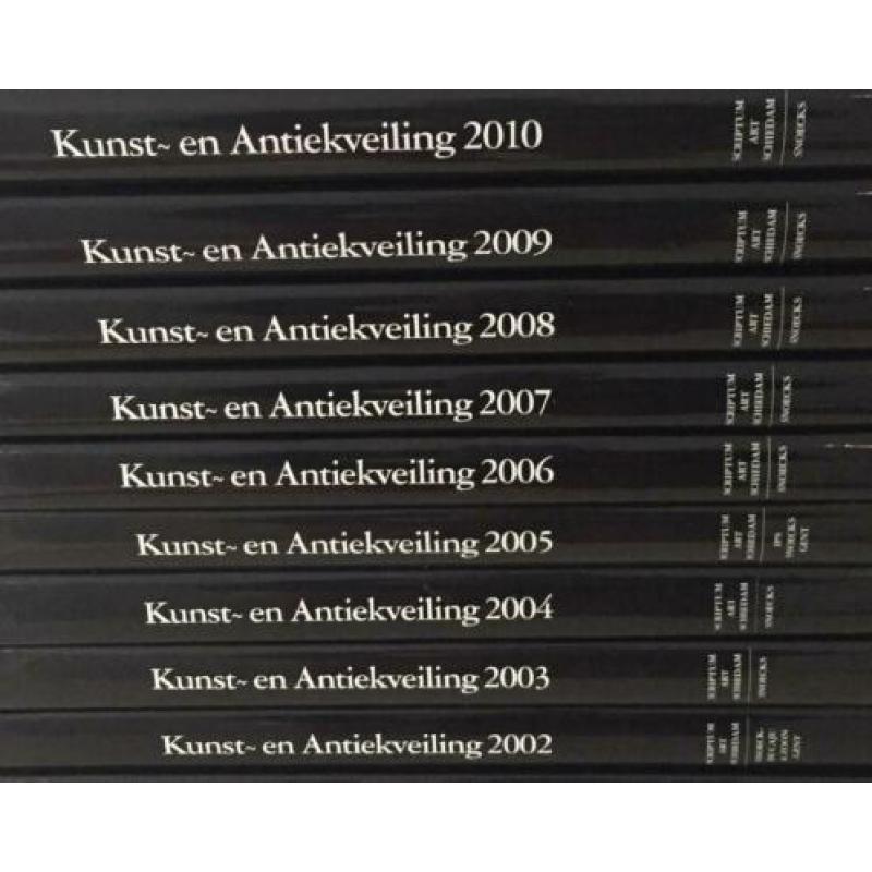 kunst en antiek veilingboeken /46.000 items