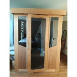 Luxe Infrarood Cabine 2-3 Persoons Red Ceder hout