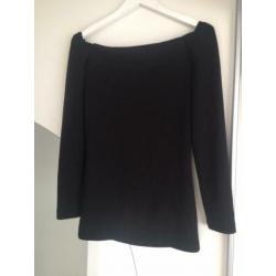 Supertrash off-shoulder zwarte top maat S
