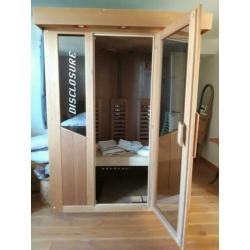 Luxe Infrarood Cabine 2-3 Persoons Red Ceder hout