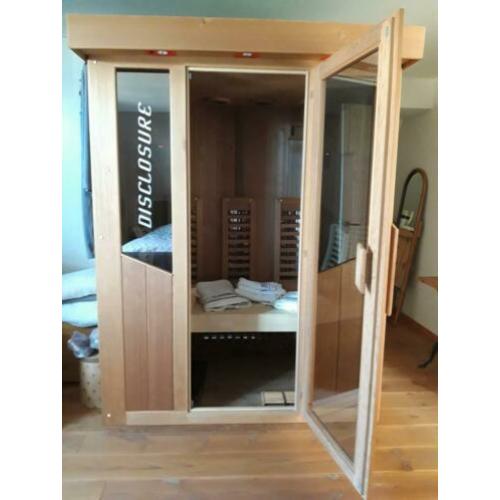 Luxe Infrarood Cabine 2-3 Persoons Red Ceder hout